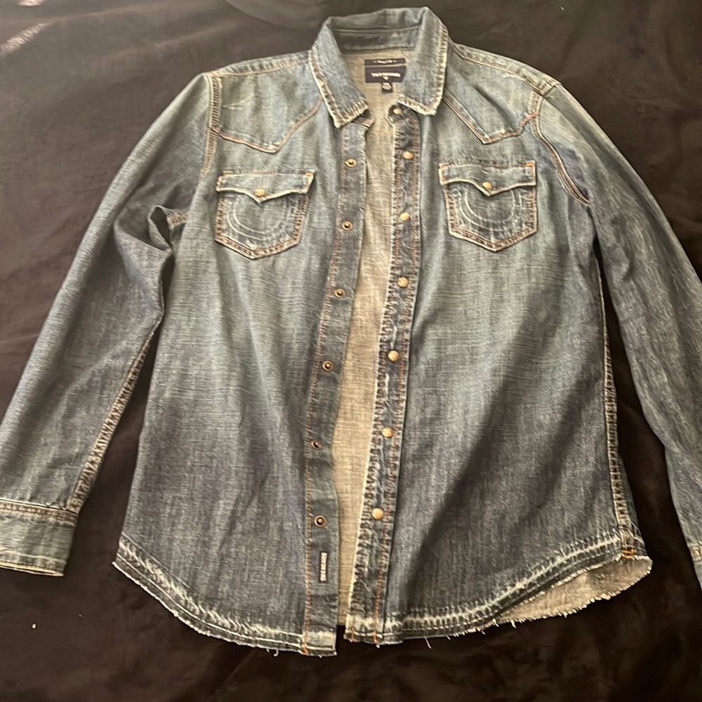True Religion Trucker Jacket - Medium - Regular Fit